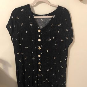 Boutique button down dress- XL